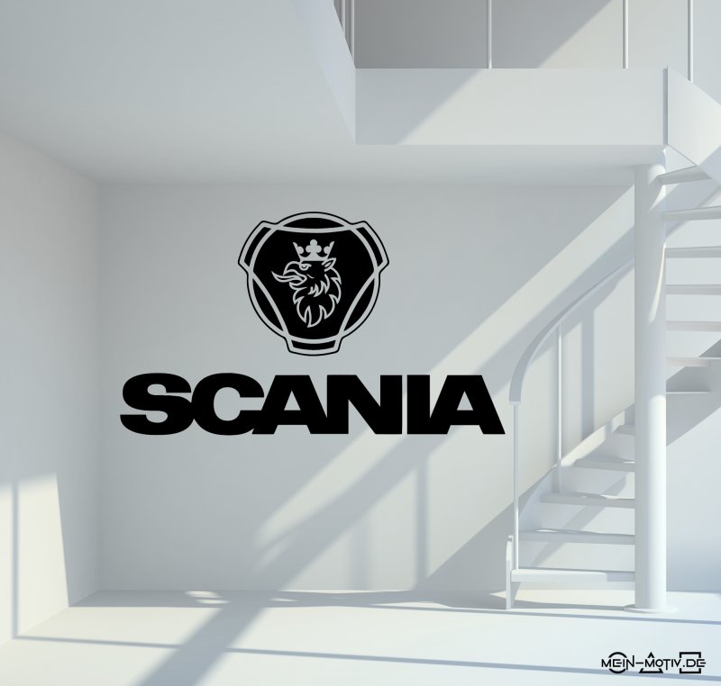 Preview: Wandtattoo Scania Logo